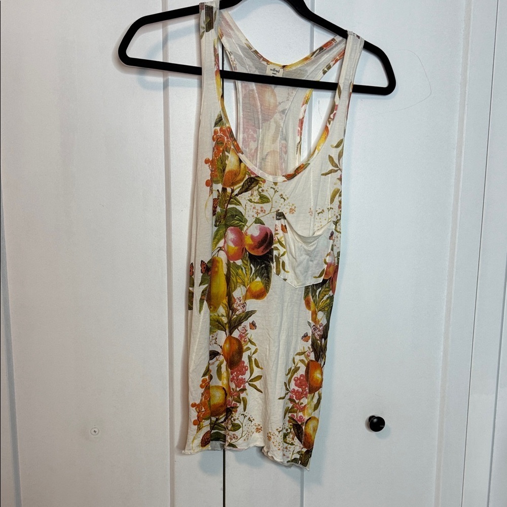 Wilfred Multicolor Floral Tank Top white base - small - cotton blend